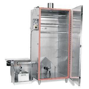 TSM Gas Smokehouse 100 Lb. Stainless Steel Inside Stainless Steel 