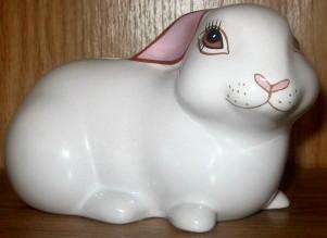 Lynn Chase  Bunny Rabbit Piggy Bank  