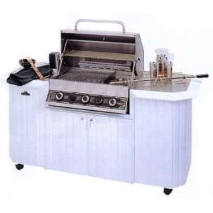   Napoleon Stainless 450RSB Brick In Gas Grill LP Patio, Lawn & Garden