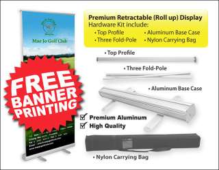Trade Show Display Banner Stand Roll Up Banner x 4 pcs  