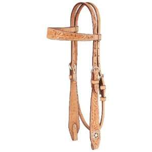  Tough 1 Floral Browband Headstall   Light Oil Sports 
