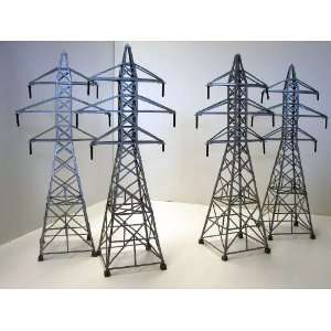    High Voltage Transmission Towers for Train Sets Toys & Games