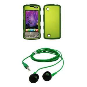   + Neon Green 3.5mm Stereo Headphones for LG Chocolate Touch VX8575