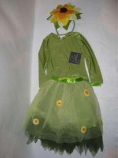 This is a Brand New Pottery Barn Kids Sunflower Tutu Costume. Size 4 6 