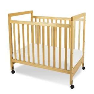 Foundations SafetyCraft Compact Size Clearview Crib, Natural at  
