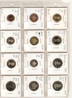 20 Different Proof Coins of the World  