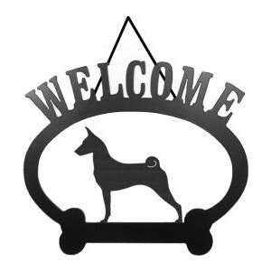  Welcome Sign   Basenji