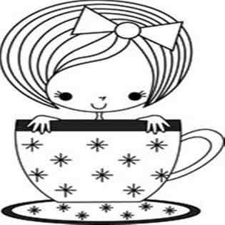   Bella Unmounted Rubber Stamp   Tabitha The Teacup Girl 