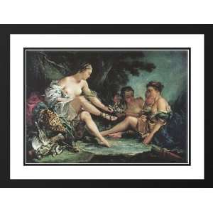 Boucher, Francois 38x28 Framed and Double Matted Dianas 