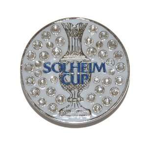  Solheim Cup Crystal Golf Ball Marker with Magnetic Clip 
