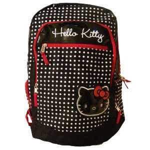    Hello Kitty Polka Dot Large Backpack / Black Toys & Games