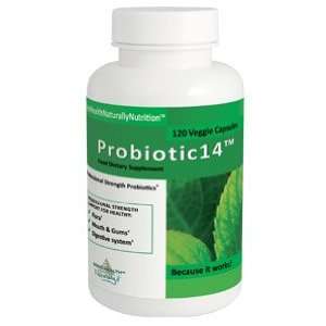 Probiotic14 Professional Strength Probiotics (120 Vegetable Capsules)