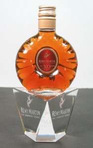 Remy Martin XO Cognac Collectable Mini Crystal Gold France 50 ml 