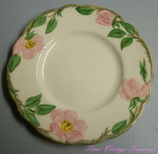 Vintage Franciscan China Bread & Butter Plate In The Desert Rose 
