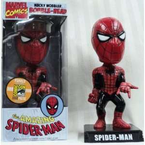 Funko Spiderman Black Suit Wacky Wobbler Bobblehead Limited Edition