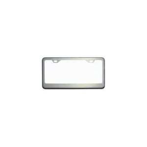  Chrome Blank License Plate Frame (Made of Metal 
