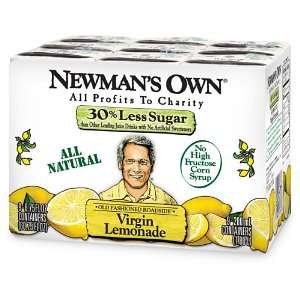 Newmans Own Lemonade, 6.75 Ounce (Pack of 27)  Grocery 