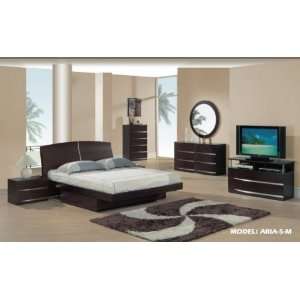  ARIA S M FBG Aria Contemporary Full Bed Group in Matte 