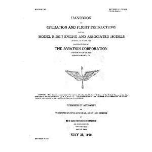  680  7 Aircraft Engine Operation Manual Lycoming R 680 Books