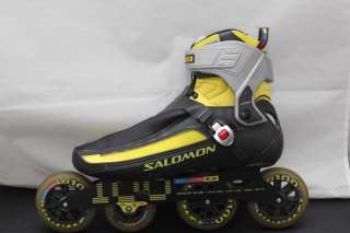 SALOMON Pilot V Pro2 Inline Racing Skates Pro 2   Yellow & Black 12 