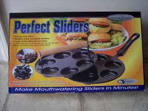 NEW Gourmet Trends Perfect Sliders Pan  