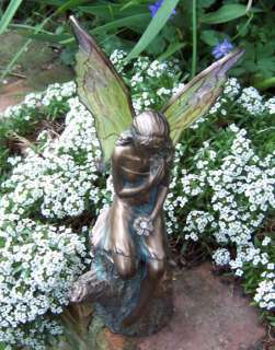 FAIRY SCULPTURE, IN OR OUT, Translucent Wings  