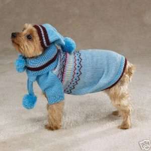East Side Collection Dog Ski Sweater PINK EX LARGE