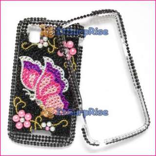 Bling Butterfly Hard Case For Motorola Droid Pro A957  