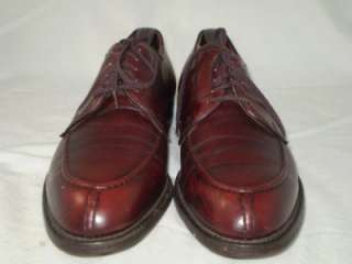 vtg Breather Wright leather oxfords burgandy usa 10.5 a  