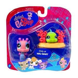  Littlest Pet Shop Exclusive Seahorse and Green Fish #710 