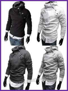 New Mens Slim Fit Sexy Top Designed Cotton Hoody Hoodie Hooded Jacket 