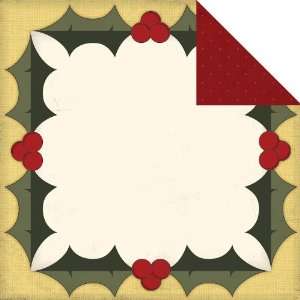 com Happy Holly Days Double Sided Paper 12X12 Deck The Holly/Holly 