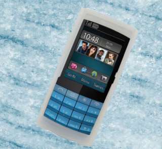 Silicone Soft Skin Case Cover For Nokia X3 02 White  