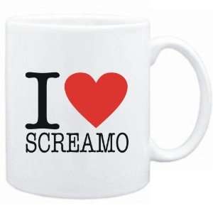 Mug White  I LOVE Screamo  Music 