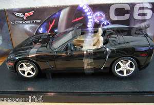Hot Wheels Corvette C6 Convert Black Car Die Cast 118  
