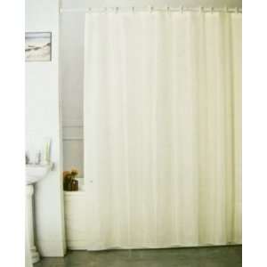  Dobby Off White / Beige Fabric Shower Curtain With Fabric 
