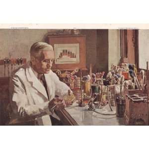 1949 Ethel Gabain   Sir Alexander Flemming in His Lab   Masterpiece 