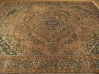 10x13 Handmade Antique Persian Tabriz Serapi Wool Rug  