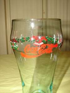 Two Glass Coca Cola Drinking Glasses