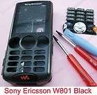 For Sony Ericsson W810 W810i Housing Case Cover Fascia Faceplate Black 