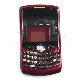 Full housing faceplate for blackberry curve 8330 Red  