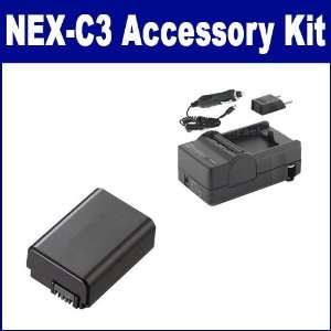  Sony Alpha NEX C3 Digital Camera Accessory Kit includes 