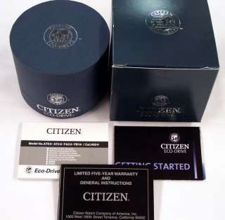 Citizen Watch ECO DRIVE Chronograph Date Steel AT0880 50E NEW  