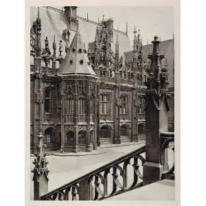  1927 Rouen Palais de Justice Gothic Palace Normandy 