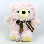 Merrythought Teddy Bear Genuine Stuffed Plush Doll Pink Key Chain 10cm 