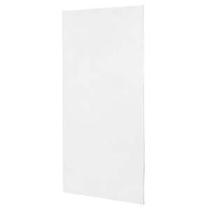   SS 3672 1 010 Single Panel Shower Wall, White Finish
