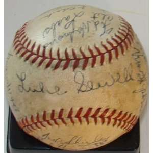  1945 St Louis Browns Team 23 SIGNED OAL Baseball GRAY 