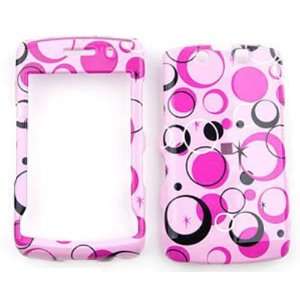  Blackberry Storm 2 9550 Colorful Circles on Pink Hard Case 
