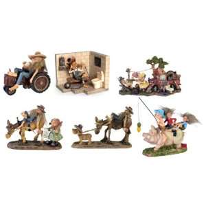  Down in the Holler Hillbilly Set of 6 Figurines 
