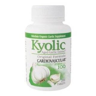 Kyolic Formula 100 Garlic Extract Cardiovascular 200 Capsules by 